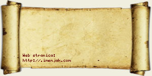 Danica Runjanin vizit kartica